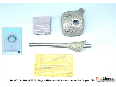 Idf Magach 1 (M48a1) Canvas Cover Set (For Dragon 1/35) - zdjęcie 2