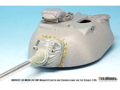 Idf Magach 1 (M48a1) Canvas Cover Set (For Dragon 1/35) - zdjęcie 8