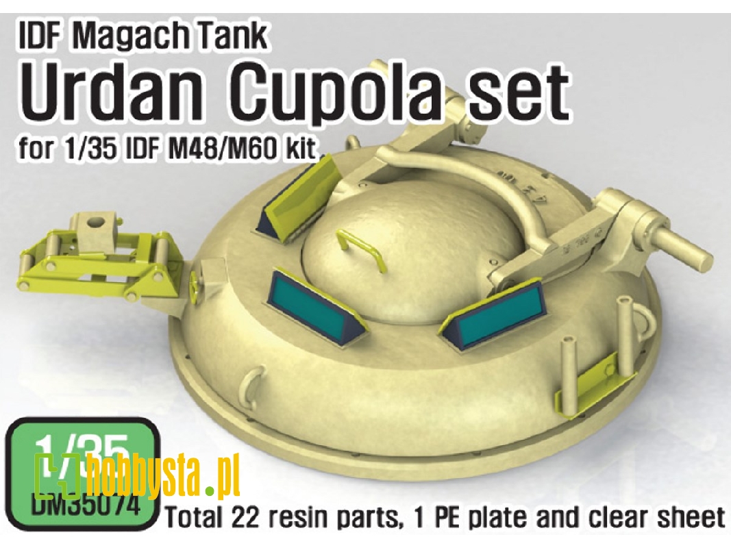 Idf Magach Urdan Cupola Set (For 1/35 Idf M48/M60 Kit) - zdjęcie 1 Idf Magach Urdan Cupola Set (For 1/35 Idf M48/M60 Kit) - zdjęcie 1
