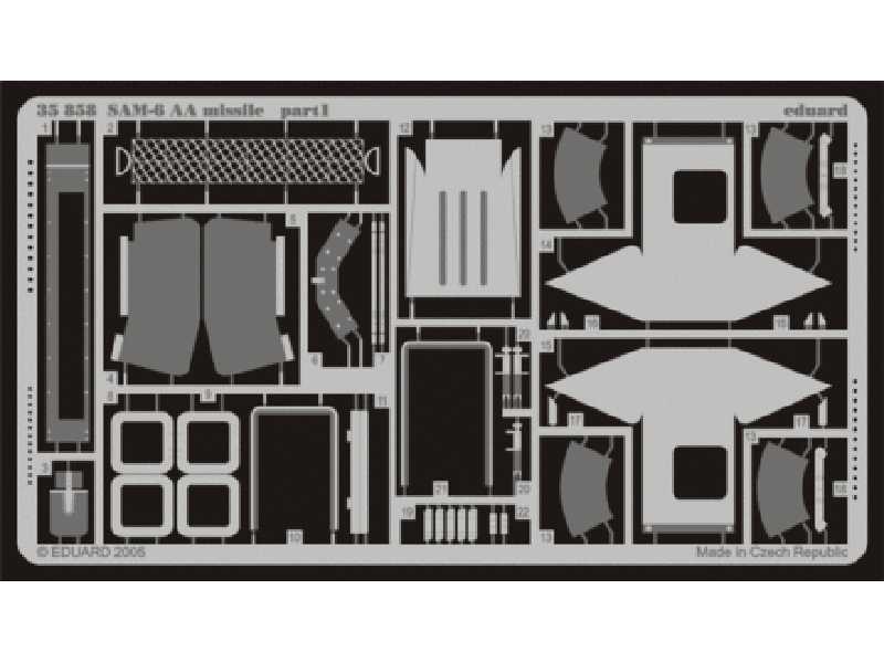 SAM-6 AA missile 1/35 - Trumpeter - blaszki - zdjęcie 1 SAM-6 AA missile 1/35 - Trumpeter - blaszki - zdjęcie 1