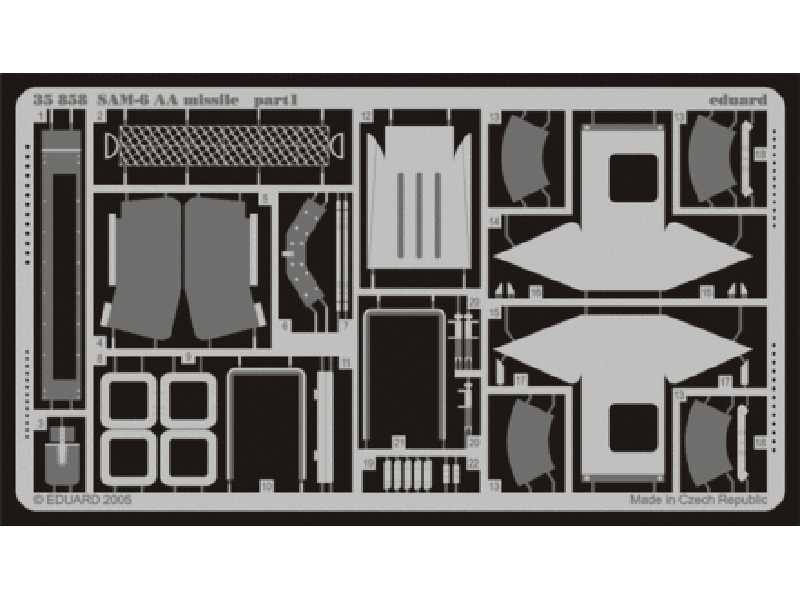  SAM-6 AA missile 1/35 - Trumpeter - blaszki - zdjęcie 1