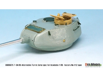 T-34/85 8-part Mold Alternative Turret Set (For 1/35 Academy T-34/85 Factory No.112) - zdjęcie 5