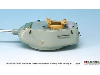 T-34/85 8-part Mold Alternative Turret Set (For 1/35 Academy T-34/85 Factory No.112) - zdjęcie 6
