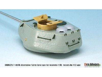 T-34/85 8-part Mold Alternative Turret Set (For 1/35 Academy T-34/85 Factory No.112) - zdjęcie 7