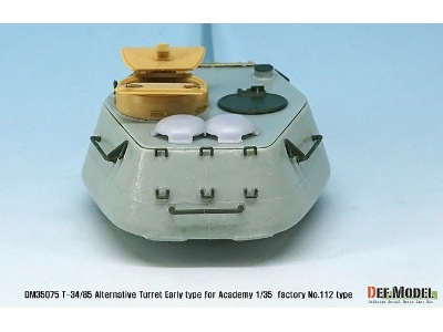 T-34/85 8-part Mold Alternative Turret Set (For 1/35 Academy T-34/85 Factory No.112) - zdjęcie 8