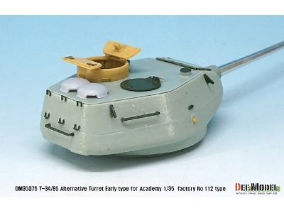 T-34/85 8-part Mold Alternative Turret Set (For 1/35 Academy T-34/85 Factory No.112) - zdjęcie 9
