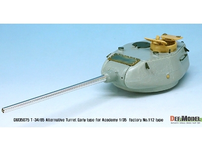T-34/85 8-part Mold Alternative Turret Set (For 1/35 Academy T-34/85 Factory No.112) - zdjęcie 12