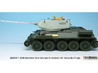 T-34/85 8-part Mold Alternative Turret Set (For 1/35 Academy T-34/85 Factory No.112) - zdjęcie 13