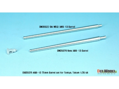 Amx-13 Main Gun Barrel Set (For 1/35 Tamiya, Takom Kit) - zdjęcie 3