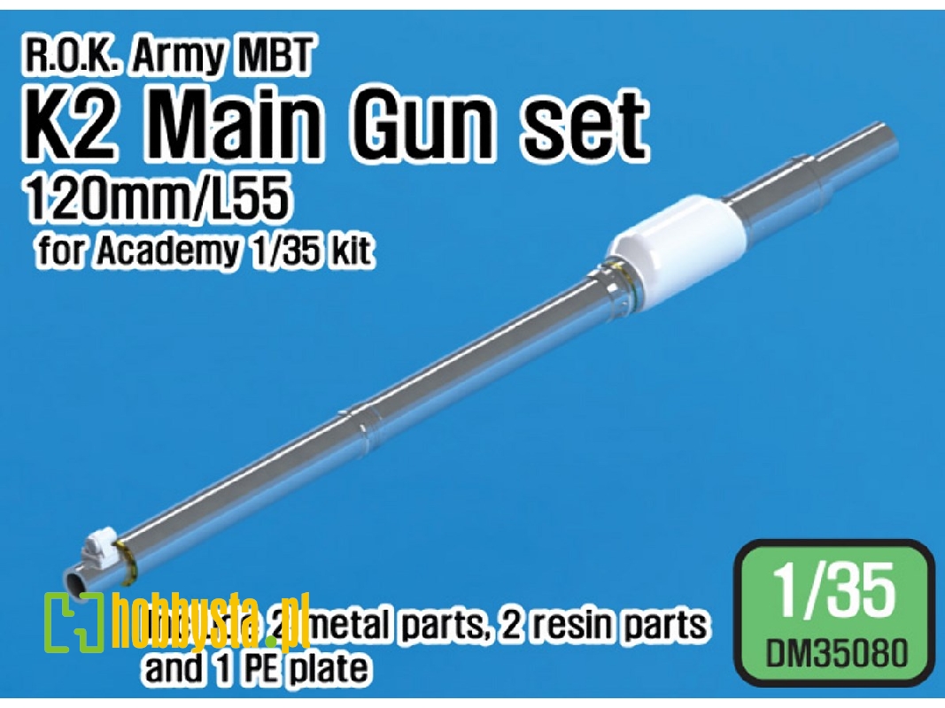 Rok Army K2 Tank Metal Barrel Set (For Academy 1/35 K2 Tank) - zdjęcie 1 Rok Army K2 Tank Metal Barrel Set (For Academy 1/35 K2 Tank) - zdjęcie 1