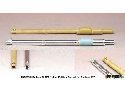 Rok Army K2 Tank Metal Barrel Set (For Academy 1/35 K2 Tank) - zdjęcie 8