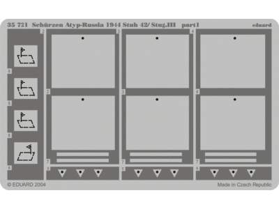  Schurzen Atyp-Russia 1944 Stuh 42/ StuG. III 1/35 - Dragon - bl - zdjęcie 1