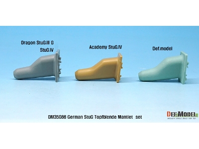 Wwii German Stug.Iii/Iv Cast Mantlet Set (For 1/35 Academy, Dragon, Tamiya Kit) - zdjęcie 5