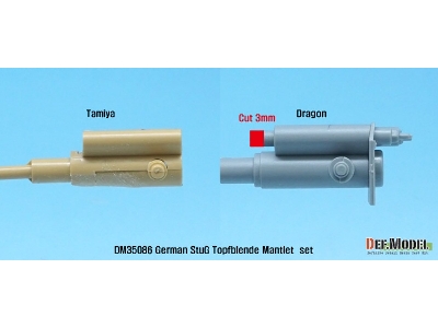 Wwii German Stug.Iii/Iv Cast Mantlet Set (For 1/35 Academy, Dragon, Tamiya Kit) - zdjęcie 8