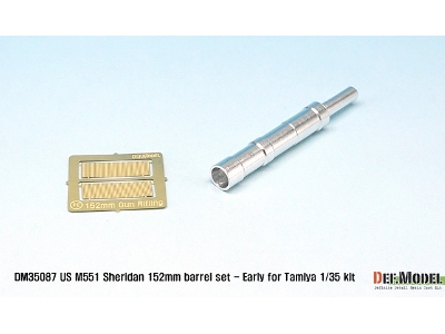 Us M551 Sheridan 152mm Barrel Set- Early (For 1/35 Tamiya Kit) - zdjęcie 2