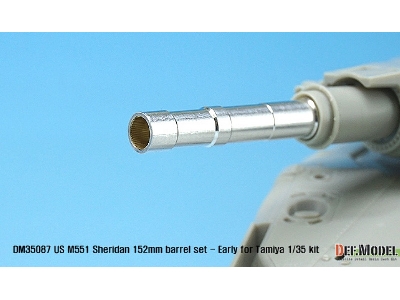 Us M551 Sheridan 152mm Barrel Set- Early (For 1/35 Tamiya Kit) - zdjęcie 3