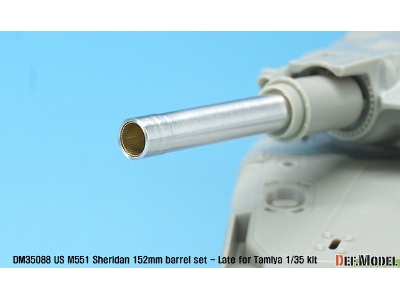 Us M551 Sheridan 152mm Barrel Set- Late (For 1/35 Tamiya Kit) - zdjęcie 3