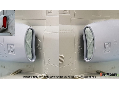 Usmc Ah-1z Fod Cover W/ Rbf Tag Pe Set (For 1/35 Ah-1z Academy Kit) - zdjęcie 6
