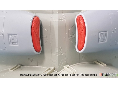 Usmc Ah-1z Fod Cover W/ Rbf Tag Pe Set (For 1/35 Ah-1z Academy Kit) - zdjęcie 7