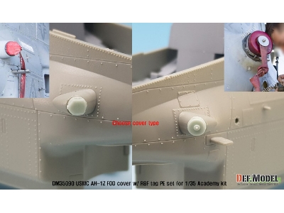 Usmc Ah-1z Fod Cover W/ Rbf Tag Pe Set (For 1/35 Ah-1z Academy Kit) - zdjęcie 10