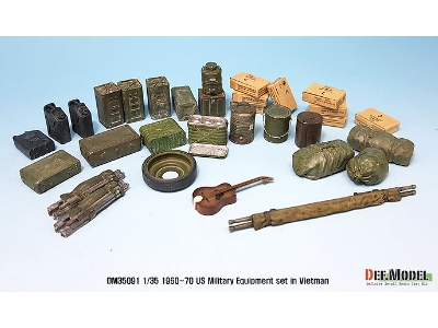 Us '60~70eraus Military Equipment Set (For 1/35 Tank/ Vehicles Kit) - zdjęcie 3