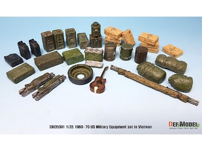 Us '60~70eraus Military Equipment Set (For 1/35 Tank/ Vehicles Kit) - zdjęcie 5