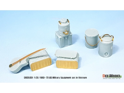 Us '60~70eraus Military Equipment Set (For 1/35 Tank/ Vehicles Kit) - zdjęcie 6