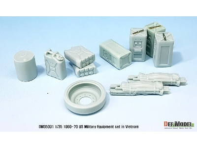 Us '60~70eraus Military Equipment Set (For 1/35 Tank/ Vehicles Kit) - zdjęcie 8