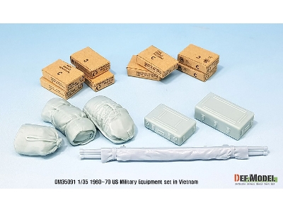 Us '60~70eraus Military Equipment Set (For 1/35 Tank/ Vehicles Kit) - zdjęcie 10