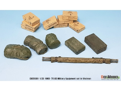 Us '60~70eraus Military Equipment Set (For 1/35 Tank/ Vehicles Kit) - zdjęcie 11