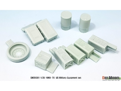 Us '60~70eraus Military Equipment Set (For 1/35 Tank/ Vehicles Kit) - zdjęcie 12