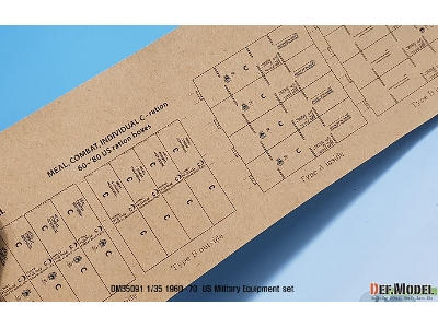 Us '60~70eraus Military Equipment Set (For 1/35 Tank/ Vehicles Kit) - zdjęcie 15