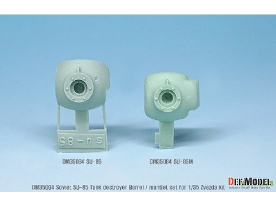 Soviet Su-85 Tank Destroyer Barrel / Mantlet Set ( For 1/35 Zvezda Kit) - zdjęcie 8