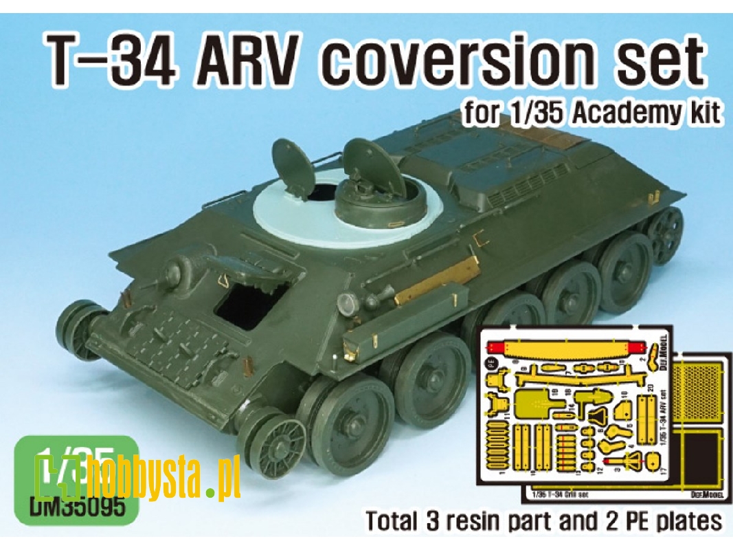 Soviet T-34 Arv Coversion Set ( For 1/35 T-34 Kit) - zdjęcie 1 Soviet T-34 Arv Coversion Set ( For 1/35 T-34 Kit) - zdjęcie 1