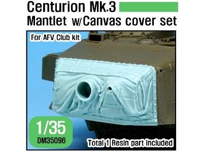 Centurion Mk.3 Mantlet W/Canvas Cover Set (For Afv Club 1/35) - zdjęcie 1