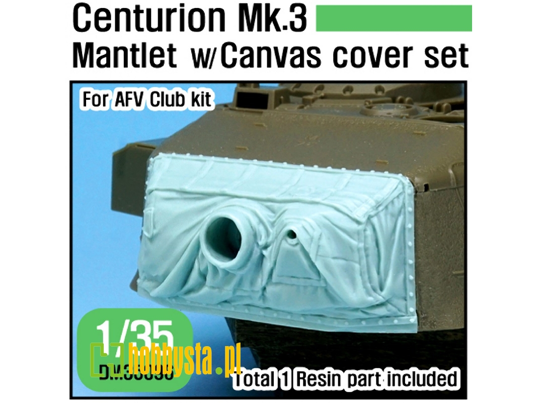 Centurion Mk.3 Mantlet W/Canvas Cover Set (For Afv Club 1/35) - zdjęcie 1 Centurion Mk.3 Mantlet W/Canvas Cover Set (For Afv Club 1/35) - zdjęcie 1