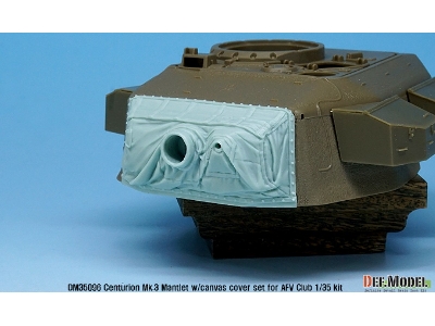 Centurion Mk.3 Mantlet W/Canvas Cover Set (For Afv Club 1/35) - zdjęcie 4
