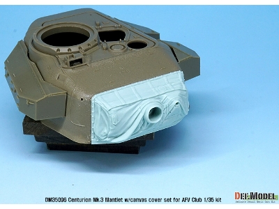 Centurion Mk.3 Mantlet W/Canvas Cover Set (For Afv Club 1/35) - zdjęcie 6