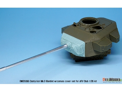 Centurion Mk.3 Mantlet W/Canvas Cover Set (For Afv Club 1/35) - zdjęcie 7