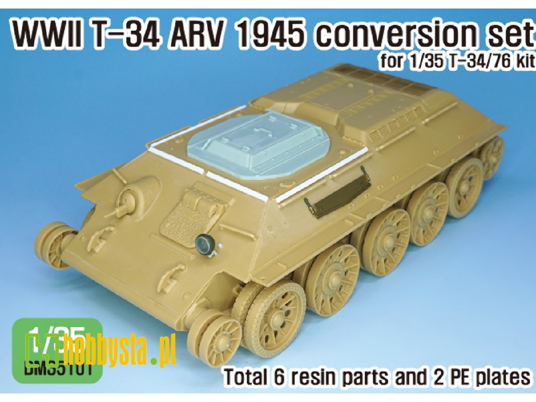 Wwii Soviet T-34 Arv 1945 Coversion Set ( For 1/35 T-34 Kit) - zdjęcie 1 Wwii Soviet T-34 Arv 1945 Coversion Set ( For 1/35 T-34 Kit) - zdjęcie 1