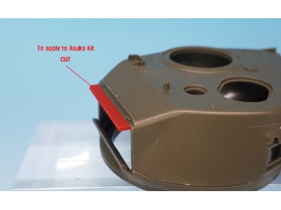 Us M4a3e8 Sherman Mantlet Canvas Cover Set (For Rfm, Taska/Asuka Kit 1/35) - zdjęcie 7