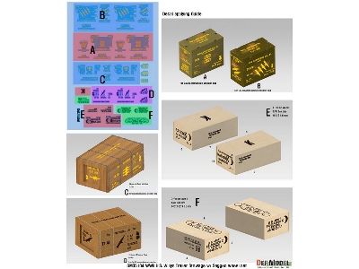 Ww2 Us Willys Jeep Trailer Stowage Set (For Takom, Italeri, Bronco Kit 1/35) - zdjęcie 6