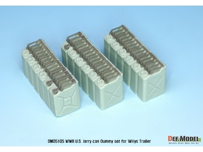 Ww2 Us Jeery Can Dummy Set (For Jeep Trailer Kit 1/35) - zdjęcie 5
