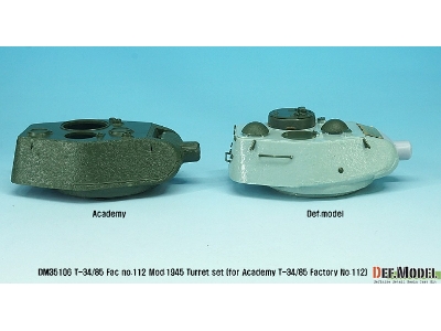 T-34/85 Fac No.112 Mod.1945 Turret Set (For Academy T-34/85 Factory No.112) - zdjęcie 8