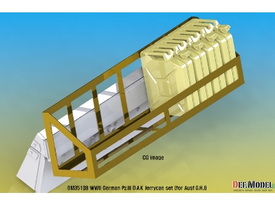 Ww2 German Pz.Iii D.A.K Jerrycan Dummy Set (For Pz.Iii Tank 1/35) - zdjęcie 17