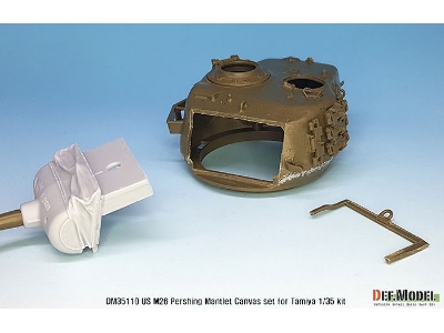 Us M26 Pershing Canvas Covered Mantlet Set - Early Type - zdjęcie 4