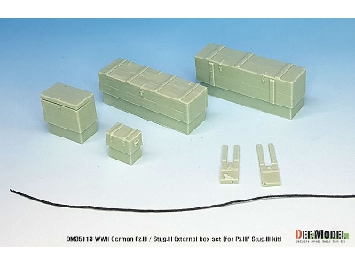 Wwii German Pz.Iii / Stug.Iii External Box Set - zdjęcie 2