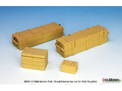 Wwii German Pz.Iii / Stug.Iii External Box Set - zdjęcie 3