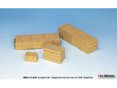Wwii German Pz.Iii / Stug.Iii External Box Set - zdjęcie 4