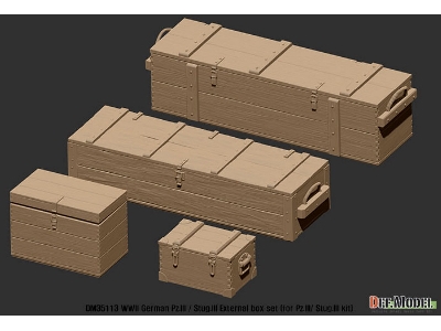 Wwii German Pz.Iii / Stug.Iii External Box Set - zdjęcie 6